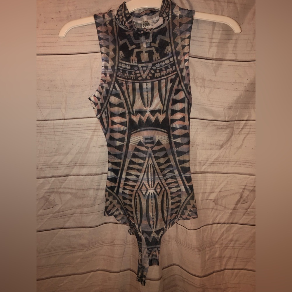 Women see through bodysuit small